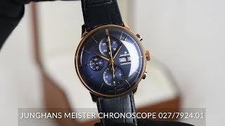 Junghans Meister Chronoscope 027792401 [upl. by Nitsirk]