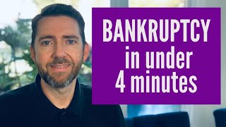 Everything About Bankruptcy In 4 Minutes [upl. by Charleen967]