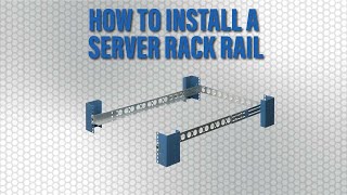 How to install a server rack rail [upl. by Ariak]