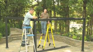 Lowes Gazebo Installation Video [upl. by Sarette]