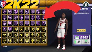 NBA 2K22 MyTEAM  How to Apply Badges [upl. by Maiocco]