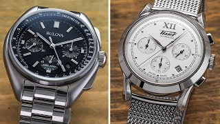 The BEST Chronographs from Affordable to 3000  Bulova Junghans Tissot Sinn Longines and MORE [upl. by Llerdnad]