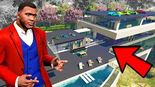 GTA 5 FRANKLIN BECOMES BILLIONAIRE IN GTA V [upl. by Wesla]