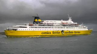 Ferries at the Port of Bastia Corsica [upl. by Tilagram304]