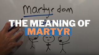 The Meaning of Martyr in Christianity [upl. by Westney368]