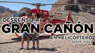 Las Vegas Helicóptero al Gran cañon con descenso [upl. by Kirsch284]