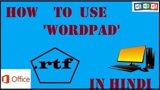 HOW TO USE WORDPAD IN WINDOWS 10 [upl. by Hajan]