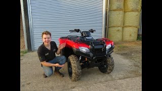 Honda Fourtrax 420  Quad bike Review [upl. by Lore555]