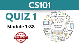 CS101 Quiz 1Fall 2023Module 138100 correct [upl. by Etteuqram]