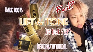 BLOND BRILLIANCE LIFT amp TONE KIT FOR DARK HAIR  TUTORIALREVIEW [upl. by Sivraj]