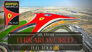 Ferrari World Abu Dhabi All Rides Tour Theme Park [upl. by Aissac197]