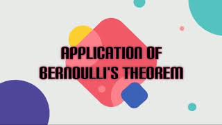 Bernoullis theorem  Application in daily life [upl. by Aiyt]