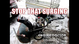 FIXING A Snowblower That Surges [upl. by Thirzi]