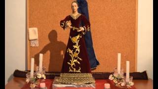 Stop Motion  Vestir a La Virgen [upl. by Aihtak247]