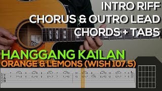 Orange amp Lemons  Hanggang Kailan Guitar Tutorial INTRO OUTRO CHORDS AND STRUMMING  TABS [upl. by Cower]