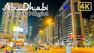 Walking in Abu Dhabi at Night  Hamdan Street to World Trade Center Abu Dhabi 4K [upl. by Sergent902]