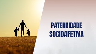 Paternidade socioafetiva [upl. by Hamlen]