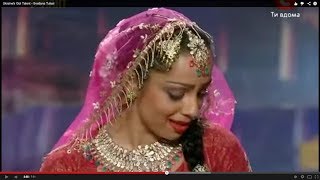 Ukraines Got Talent  Bollywood Mujra Kathak dance by Svetlana Tulasi [upl. by Munroe273]