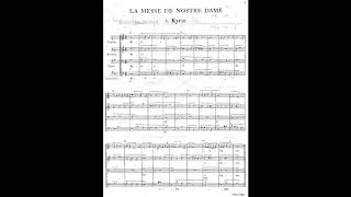 Guillaume de Machaut  La Messe de Nostre Dame I Kyrie [upl. by Nywloc347]