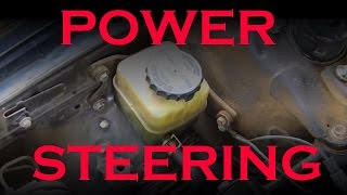 How to FLUSH Power Steering Fluid [upl. by Edahsalof]