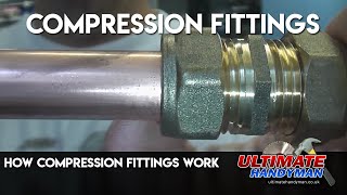 How compression fittings work [upl. by Nohtanhoj]