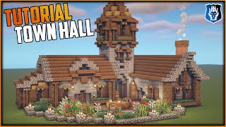 Minecraft Town Hall Tutorial [upl. by Akemak]