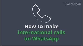 How to make international calls on WhatsApp [upl. by Jemina888]