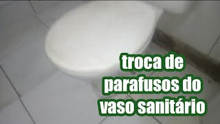 TROCA DE PARAFUSO DE VASO SANITÁRIO [upl. by Ajak]