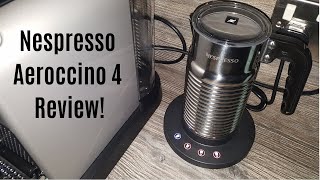 Nespresso Aeroccino 4 Milk Frother Review  Worth upgrading from the Aeroccino 3 [upl. by Nodnarb]