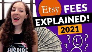 Cost of Selling Items on Etsy 2021 How Payment Works  Full Explanation with Example 💰 [upl. by Laspisa134]