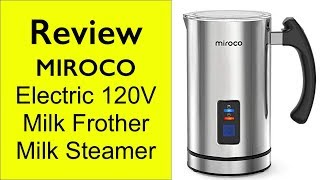 Review Miroco Milk Frother  How to make froth milk at home [upl. by Klinges]