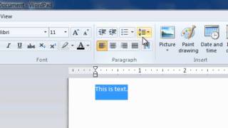 Wordpad for Windows 7 Complete Tutorial HD [upl. by Reifel]