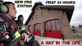 First 24 Hours in a New Fire Station  A Day in the Life [upl. by Ddene]