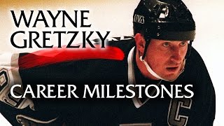 Wayne Gretzky Career Milestones [upl. by Imaj]