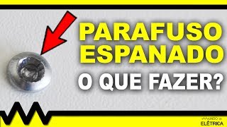 Parafuso espanado como retirar [upl. by Enilrad]