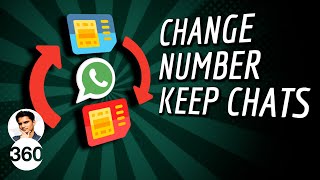 WhatsApp Number Change How to Move All Your Chats to a New Number Without Losing Data [upl. by Doraj]