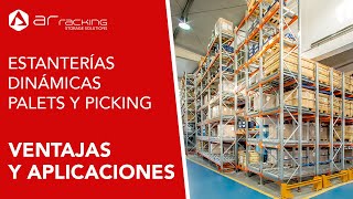 Estanterías Dinámicas para pallets y picking  Ventajas y Aplicaciones [upl. by Brigid83]