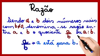 RAZÃO AULA COM EXERCÍCIOS RESOLVIDOS RAZÃO DO INÍCIO  DICAS E MACETES [upl. by Fotinas646]