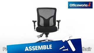 Professional Ergonomic Chair Assembly Instructions [upl. by Sama634]