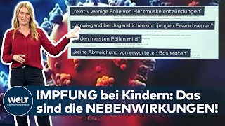 CORONAIMPFUNG BEI KINDERN Das müssen Sie über die Nebenwirkungen der Covid19Impfung wissen [upl. by Lalla]