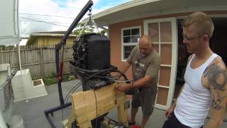 How to Easy Outboard Motor Removal [upl. by Keelin]