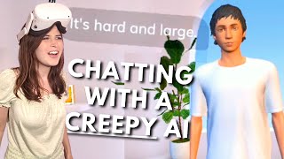 Disturbing Conversations with an AI in REPLIKA VR [upl. by Solitta]