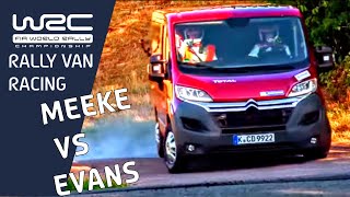 WRC  KRIS MEEKE VS ELFYN EVANS  Citroën Jumper VS Ford MSRT Transit Rally Van Racing Special [upl. by Mariana231]