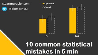 Ten Statistical Mistakes in 5 Min [upl. by Borden]