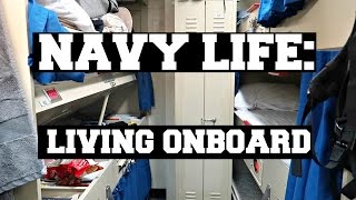 NAVY LIFE LIVING ONBOARD AN AIRCRAFT CARRIER [upl. by Odnalor]