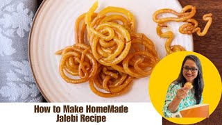 Homemade Jalebi Recipe  Diwali Sweet Recipes  Festival Recipes  Indian Sweet by Archanas Kitchen [upl. by Ojok]