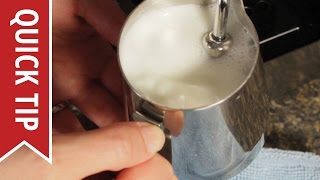 How to AutoFroth Milk for Lattes [upl. by Howlend]