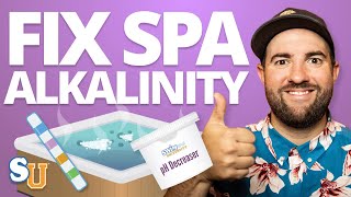 How To Lower ALKALINITY In A HOT TUB [upl. by Rowan457]