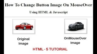 html javascript input button on mouseover mouseout change image [upl. by Curr]