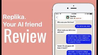 Replika App Hands On Review  Your AI Friend [upl. by Eniamraj391]